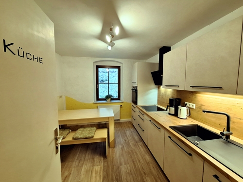 Diese Bild zeigt die Küche der Ferienwohnung!